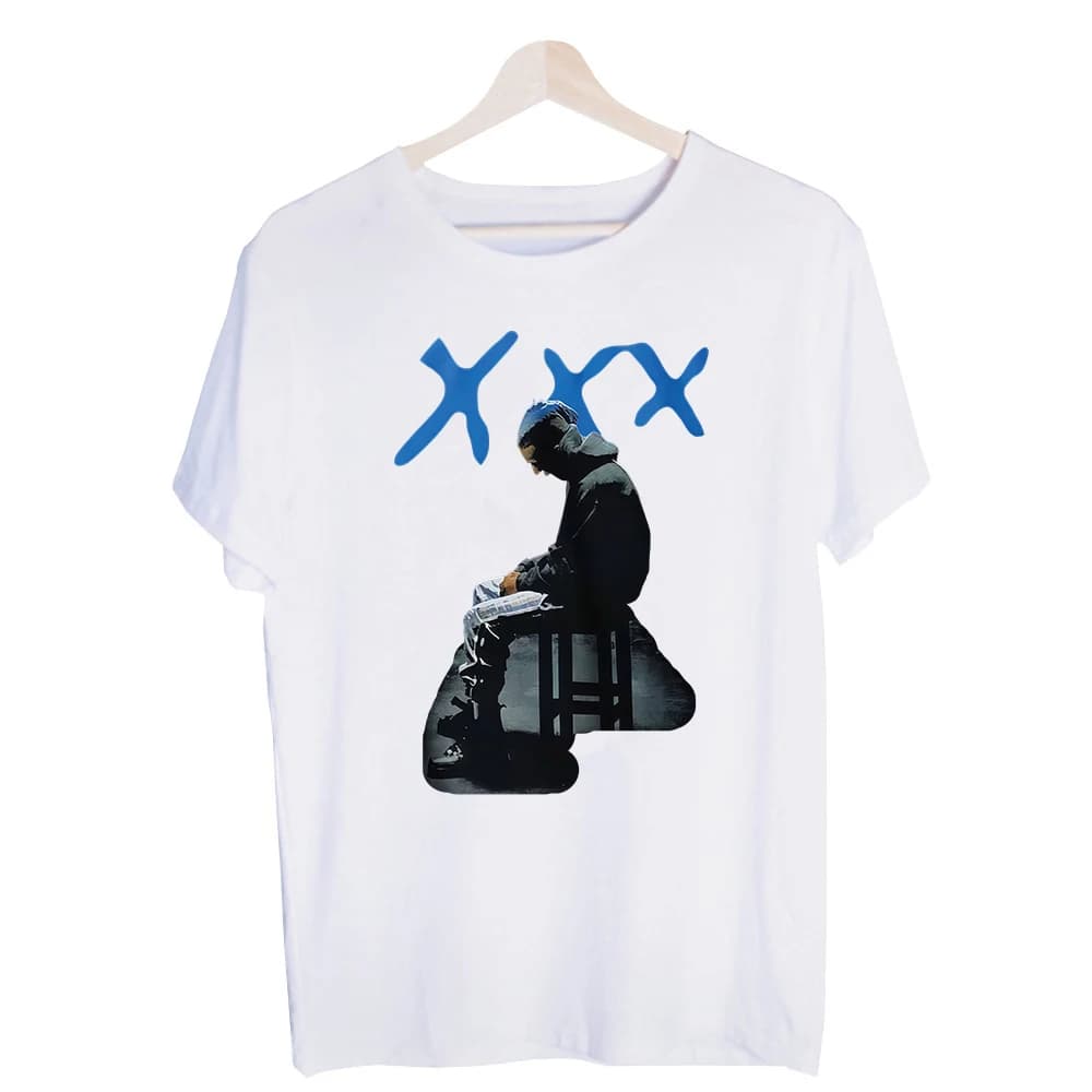 Men's Abstract X Graphic Tee, Short Sleeve Crew Neck T-Shirt for Urban Streetwear and Casual Outfits