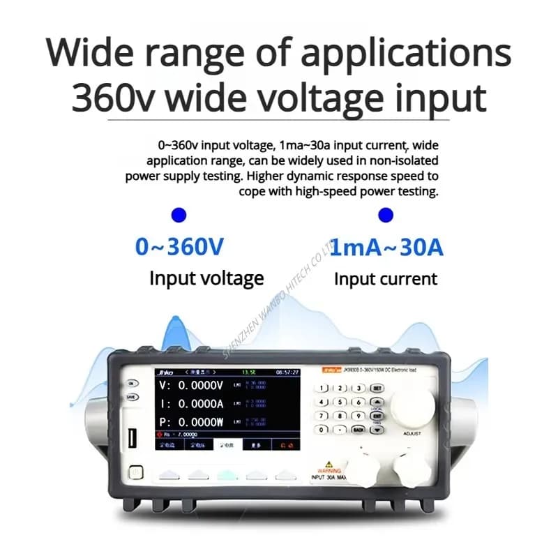 Jk9930b Electronic Load 360V Wide Voltage Input Versatile Electronic Load for Broader Application Range