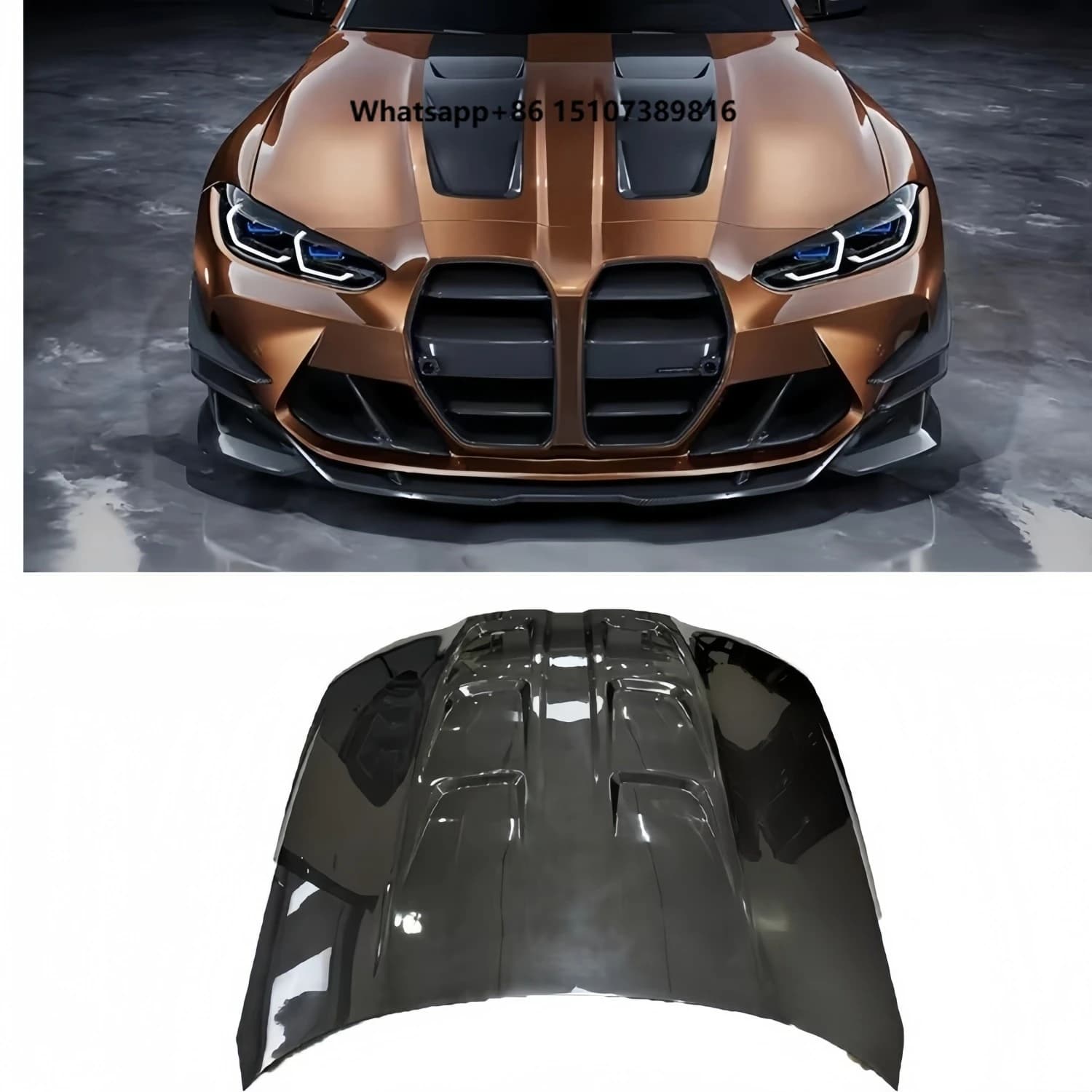 High Performance Real Dry Carbon Fiber Streetfighter Hood Bonnet for G80 M3/G82 M4