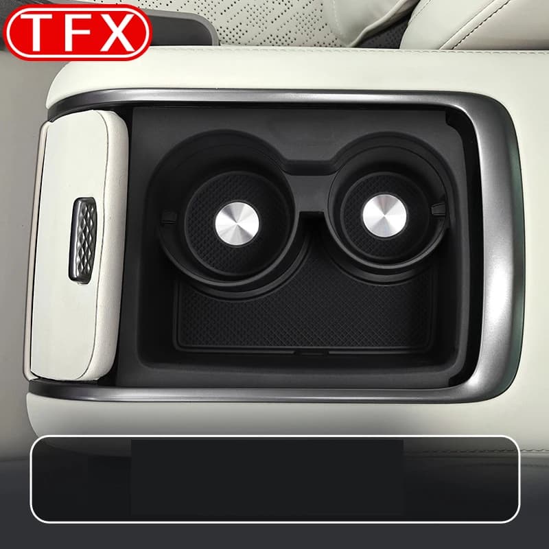 For Zeekr 7X 2024 2025 Car Styling Central Control Anti-skid Shock Absorber Cup Cover Silicone Beverage Holder Auto Accessories