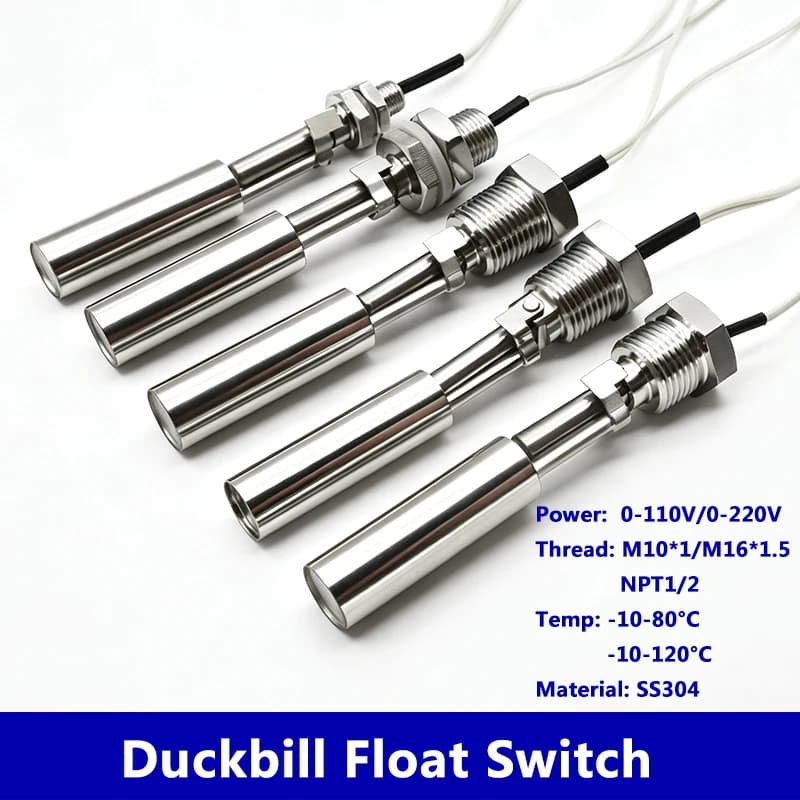 Stainless Steel Float Switch Duckbill Stainless Steel Float Level Switch Liquid Level Sensor Water Level Control Switch