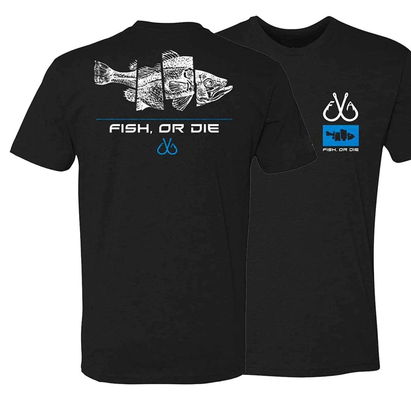 Fish or Die. Fishing Fisherman Gift T-Shirt. Summer Cotton Short Sleeve O-Neck Men's T Shirt New Gift S-3XL
