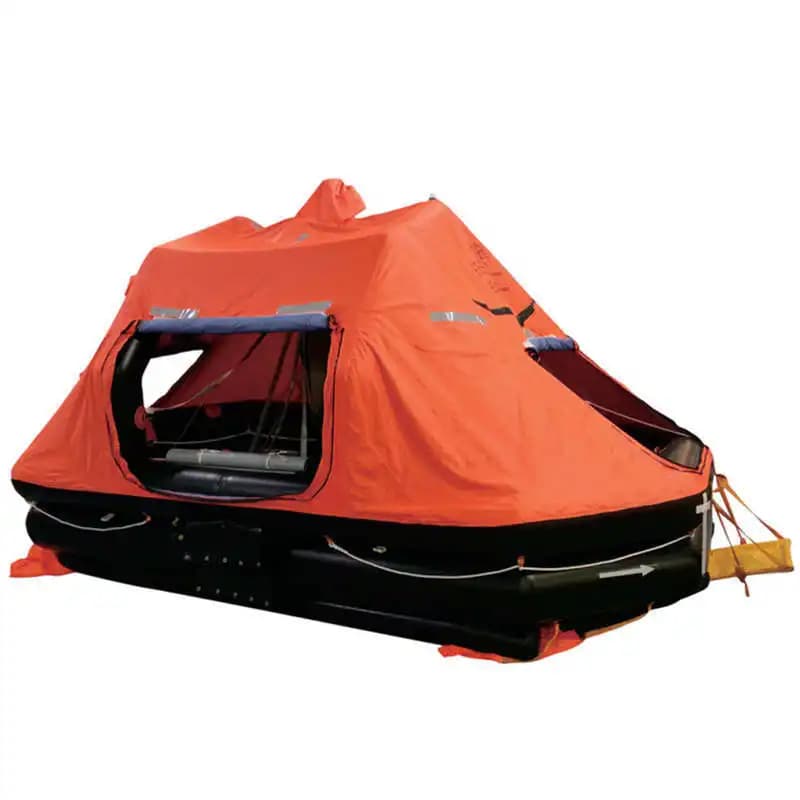 Flood control and disaster relief sunshade assault boat inflatable self-righting lifeboat water rescue material carrier