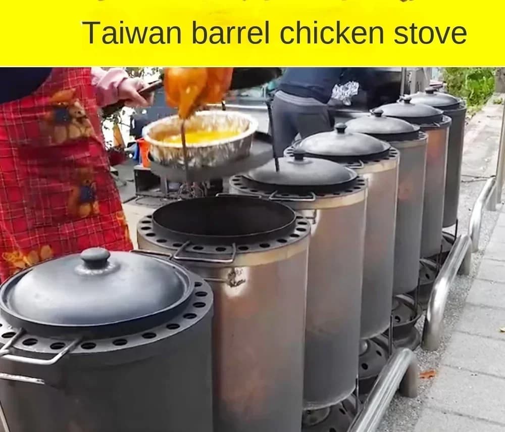 Wood-fired Chicken Bucket Stainless Steel