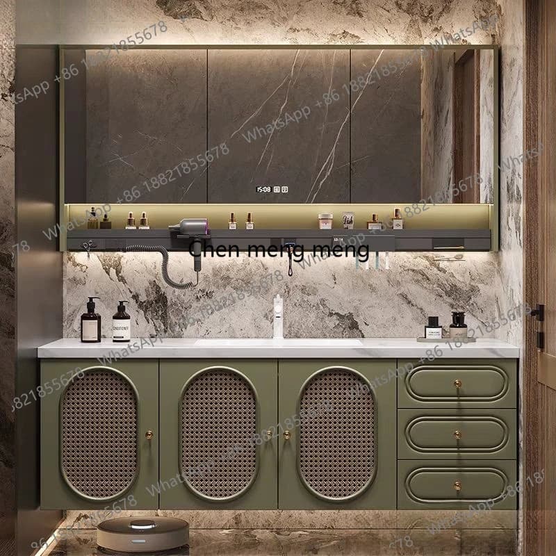 French style Bathroom Cabinets design minimalist Homestay Advanced Bathroom Cabinets Creative Home Furniture Gabinetti