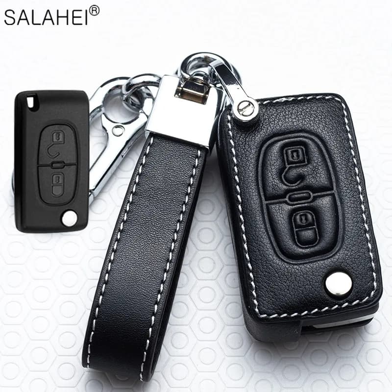 Car Key Cover Case Holder Keyless Protector Bag For Peugeot 107 207 307 308 407 607 3008 5008 for Citroen Xsara Picasso C5 C6 C8