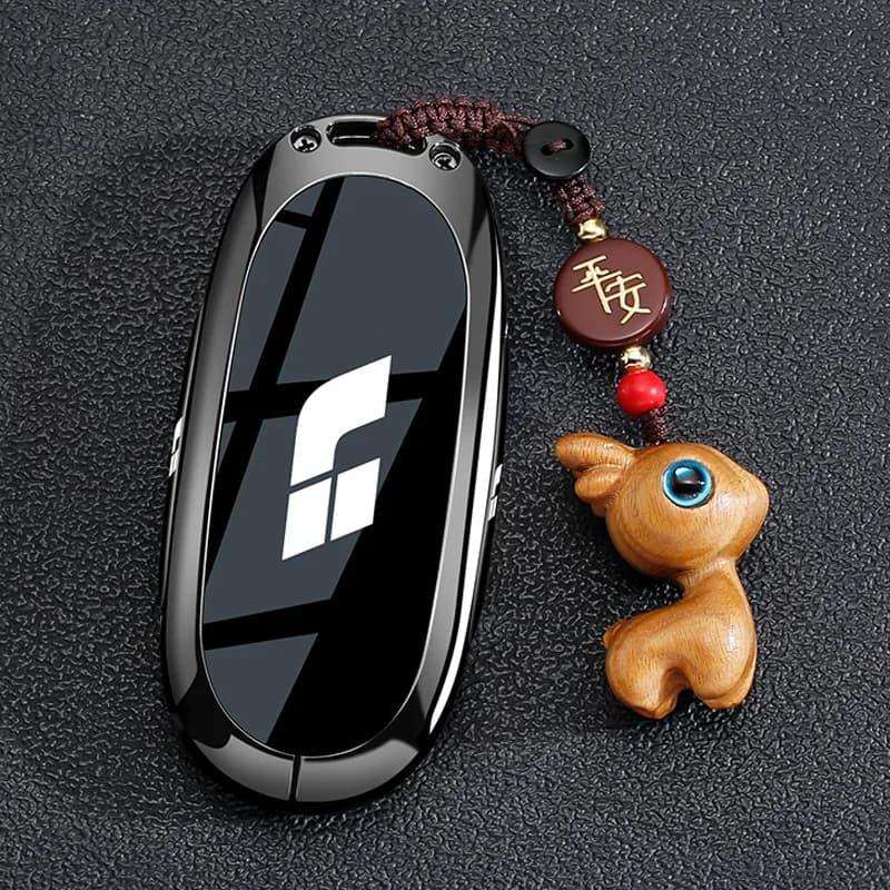 Premium Zinc Alloy Key Cover Case for Li Auto L6 Pro/L7/L8/L9/MEGA (2025) - Protective Key Fob Shell Keychain
