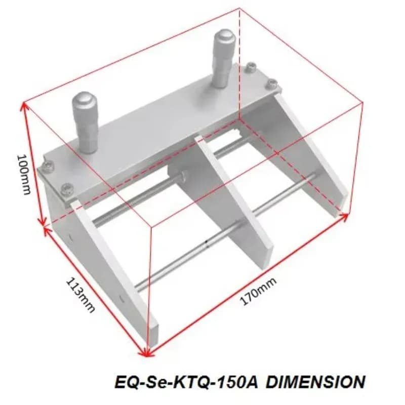 Adjustable Micrometer Film Applicator 0-250mm Width Coating Machine Doctor Blade for Film Casting