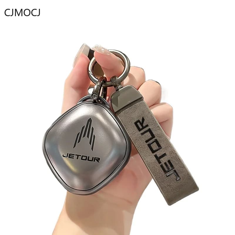 For Jetour Dasheng I-DM Key Case Cover, TPU Car Key Fob Shell for Chery Jetour Dasheng King Plus, Keychain, Jetour Accessories