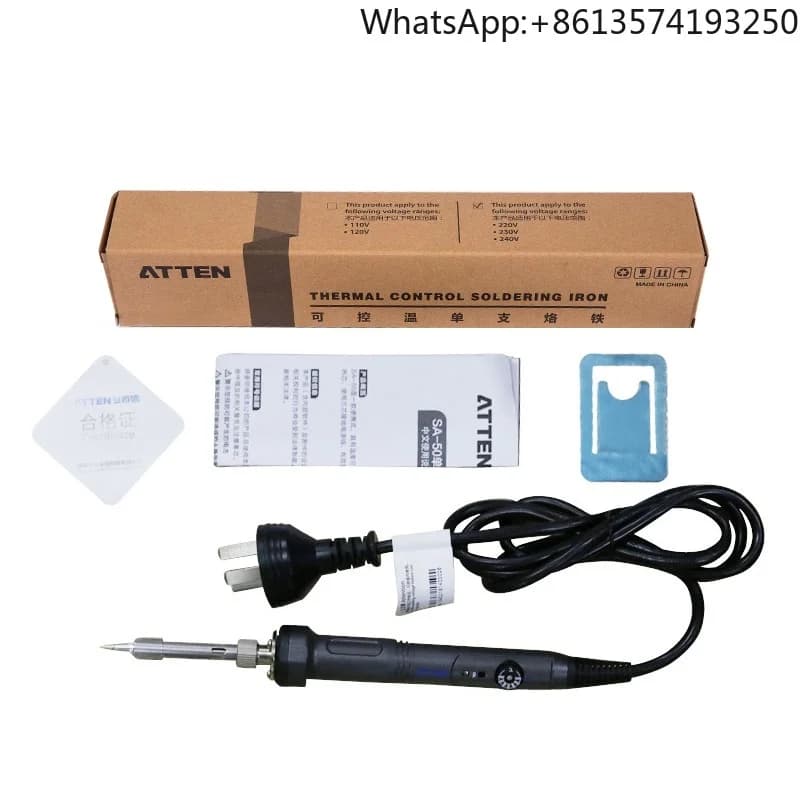 SA-50 Electric Soldering Iron 220V EU Plug Soldering Station Intelligent Temperature Control Welding Station
