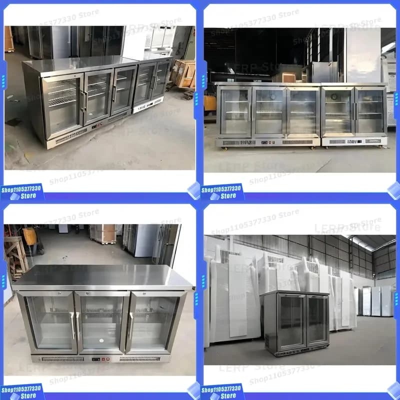 Under Counter Beer Fridge Compact Bottle Cooler for Bar Commercial Beverage Refrigerator Freezer Small Glass Door Display