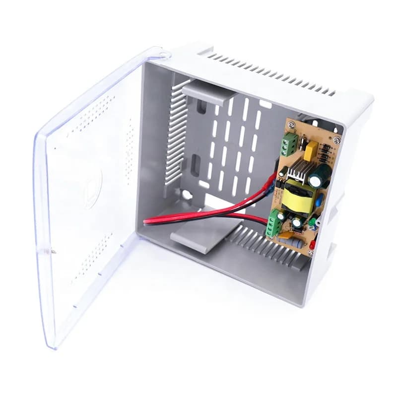 Top selling plastic power supply with uninterruptible power supply AC DC 12V 24V 5A 3A 2A gating system box power supply
