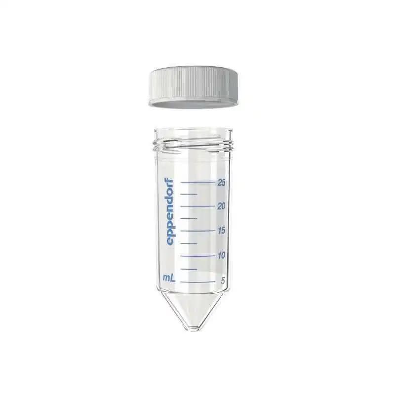 Eppendorf 0030122429 cone bottom centrifuge tube 25mL screw cap PCR clean clean grade 50 pieces/pack