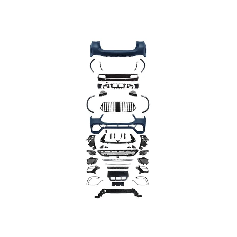 High Quality Facelift Full Body Kit Fit for W167 V167 2020+ Upgrade Style Front Rear Bumper Modification Parts