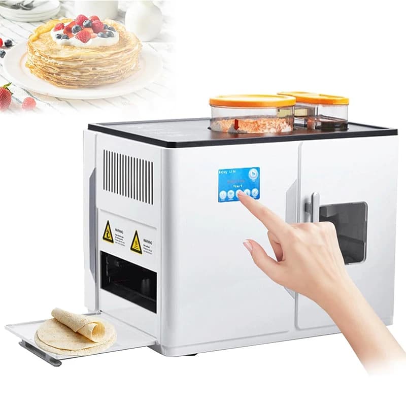 【HOT】Electric Chapati Flatbread Tortilla Magic Fully Making Machine Roti Maker Automatic Chapati Maker Roti