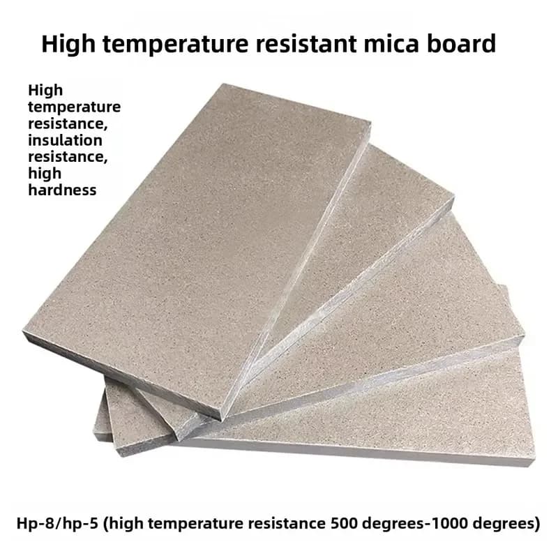HP5 Silver Mica Insulation Board Heat Resistant Fireproof Gasket Sheet Custom Size