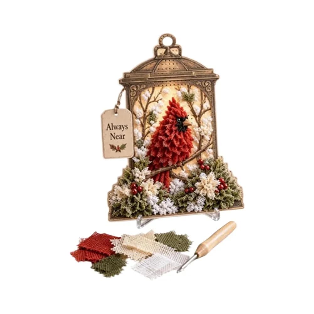 Modern Handmade Craft DIY 3D Stereoscopic Fabric Lantern Set Festival Celebration Party Home Decor Unique Art Craft Accessory