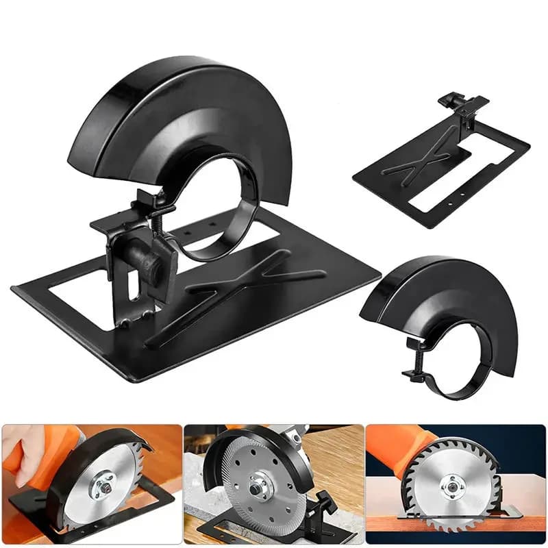 D5 Universal Angle Grinder Bracket Adjustable Metal Angle Grinder Bracket Saw Rack Base Sliding Angle Bracket Woodwoking Tools