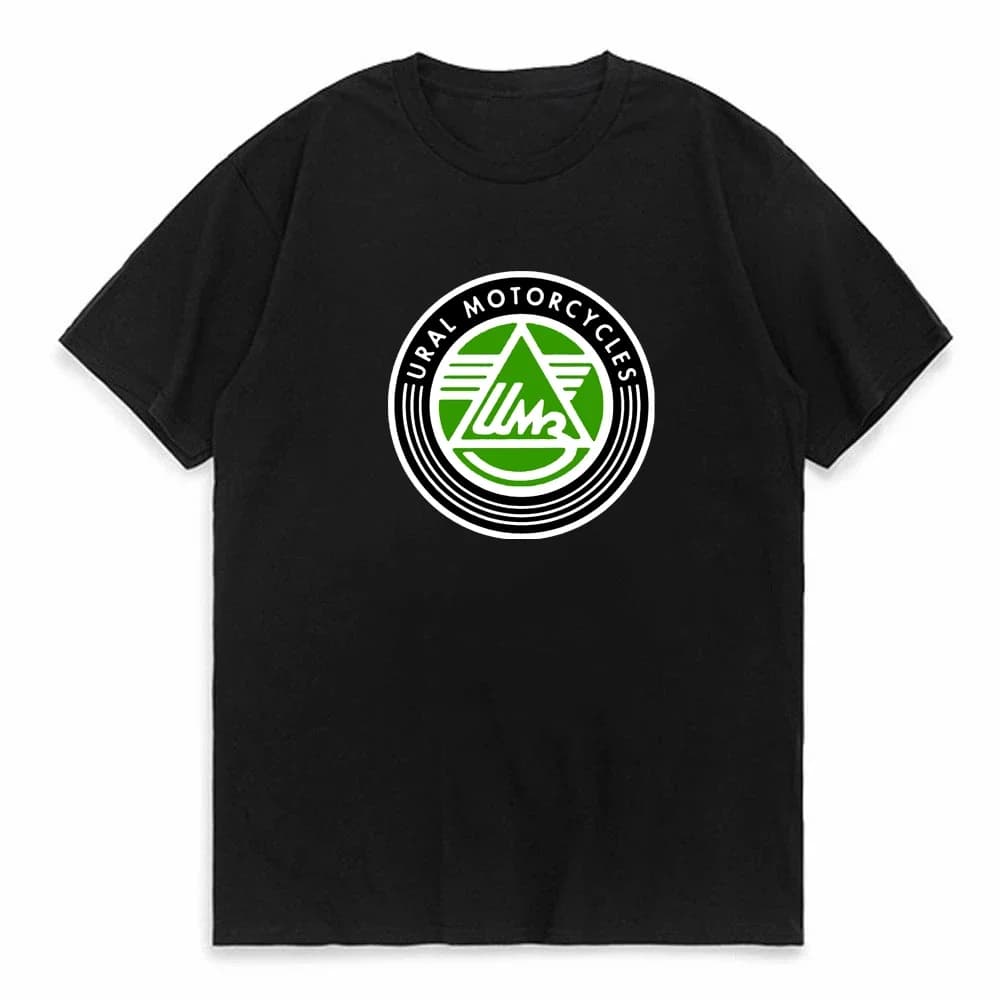 Ural Motorcycles T-Shirt Cool Motorbike cotton New Summer T Shirts Men 100% Cotton O-Neck Tees