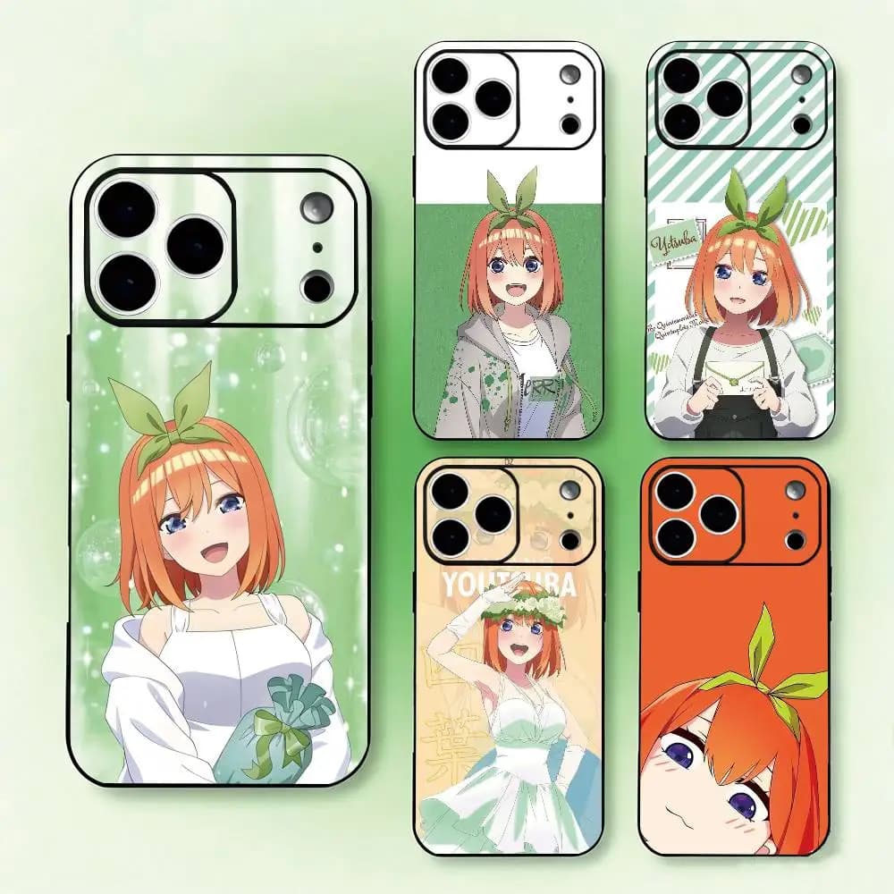 Y-Yotsuba Nakano Phone Case Silicone Soft For IPhone 17 16 15 14 13 12 11 X XR Plus Pro Max Plus