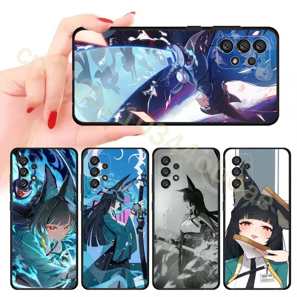 Z-ZZZ H-Hosimi Miyabi Phone Case For Samsung Galaxy A13,21s,22,31,32,52,53,71,80,A91 Soft Black Cover