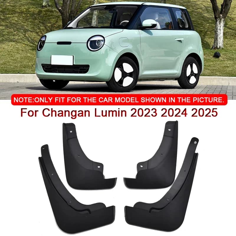 For Changan Lumin 2023 2024 2025 Car Styling ABS Car Mud Flaps Splash Guard Mudguards MudFlaps Front Rear Fender Auto Accessory