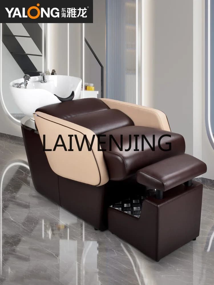 YZ8 High-End Lying Half Shampoo Chair Salon Customization