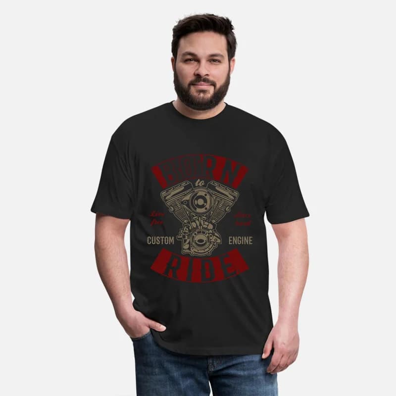 0415 Retro Motorcycle Biker Motorcycling Vintage Gift t shirt for Cafe Racer Full Of Spee Graphic clothes All size Tops S-6XL