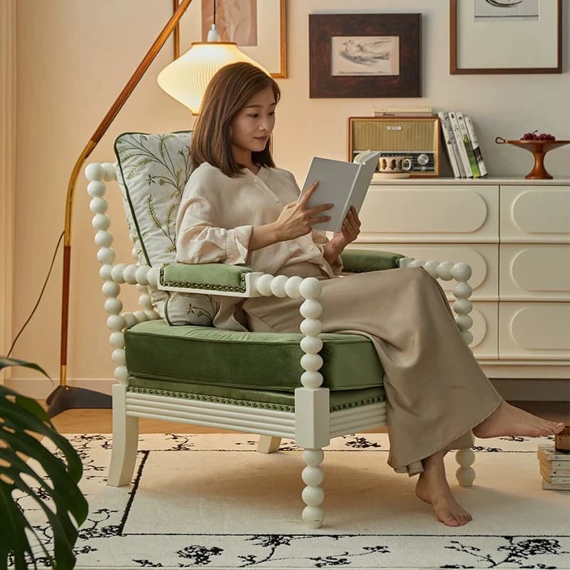 Designer Green Living Room Chairs Adult Luxury Occasional Modern Chairs Living Room Ergonomic Muebles De Sala Furniture Home
