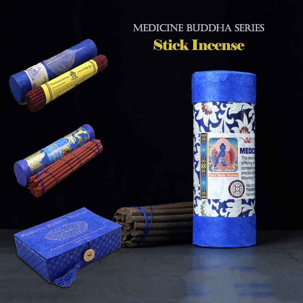 Nepalese Medicine Buddha Incense Himalayan Natural Incense Calming Meditation Purifying Air Tibetan Incense Series Stick Incense