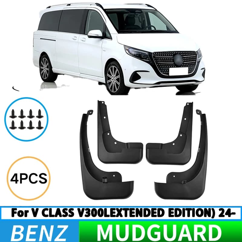 For Mercedes-Benz V-Class V-Class V300L 2024 Car Tire Fender Splash Wound Front and Rear Wheel Fender Auto Parts