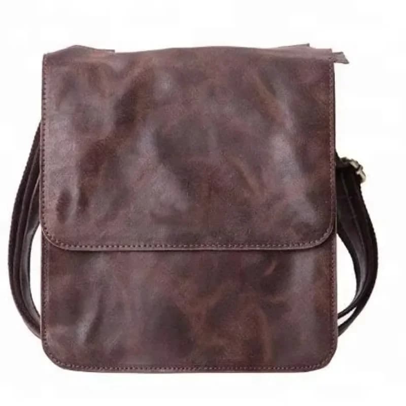 Men's shoulder bag leather messenger bag