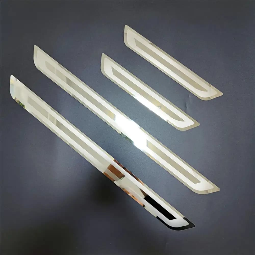 For VW ID4 Volkswagen ID.4 Crozz 2020-2023 Door Sill Scuff Plate Trims Stainless Welcome Pedal Protector Car Styling Accessories