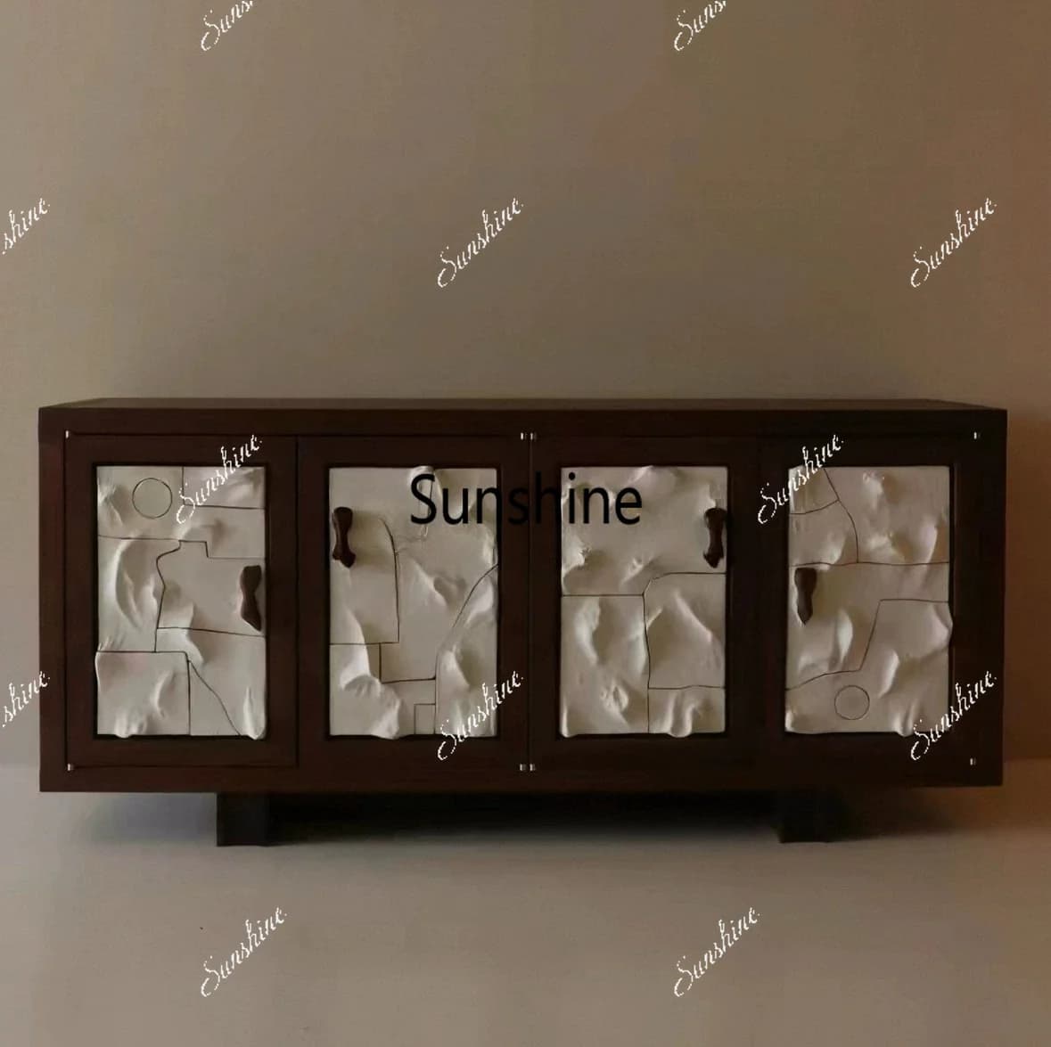 Medieval side cabinet, living room home locker, hotel entrance decorative cabinet