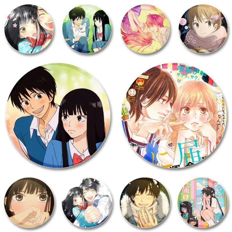 Shota Kazehaya Ayane Yano Ume Kurumizawa Sawako Kuronuma Anime Figure Badge Cosplay Cartoon Exquisite Enamel Pins for Clothes