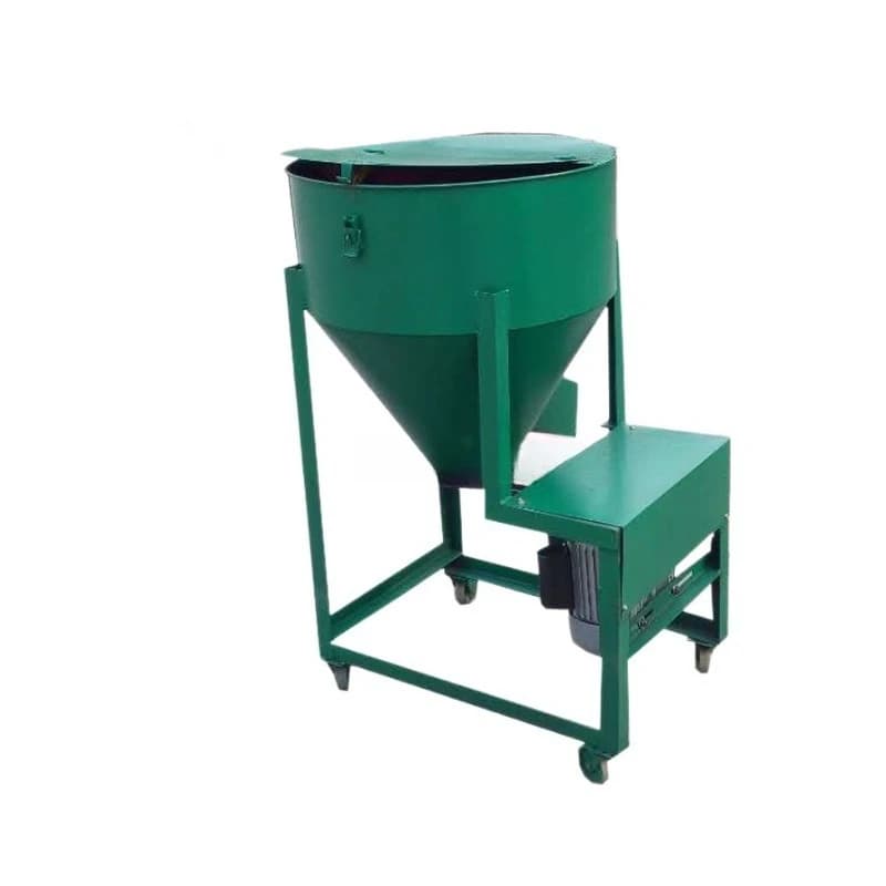Stainless steel small seed mixer, hand feeding vertical mixer