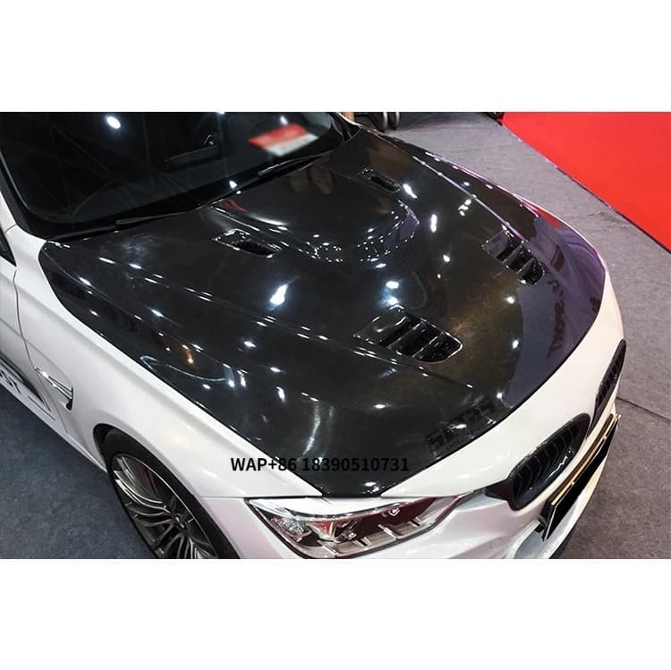 Carbonado V RS Style Carbon Fiber Hood Bonnet B Grade Available for 3 Series F30 F35 F32 F33 F36
