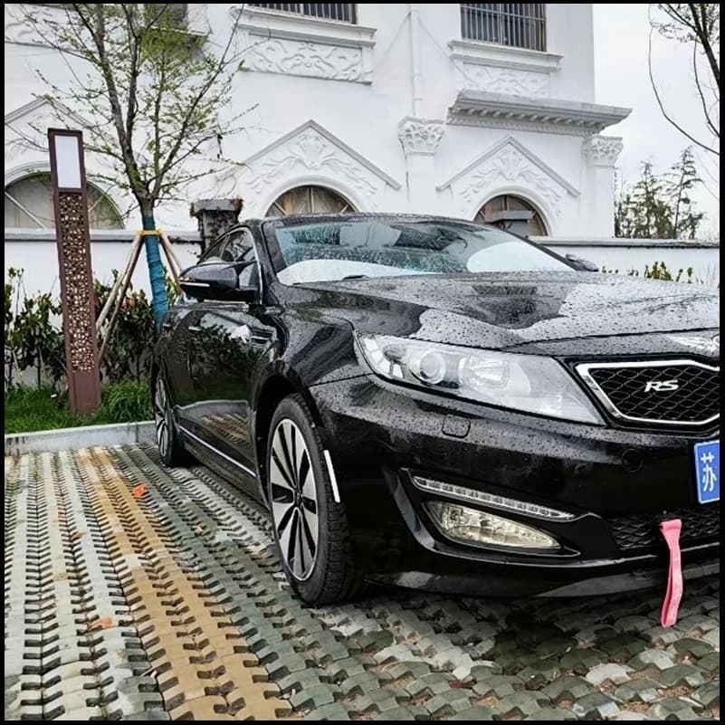 Car Styling For Optima 2016-2019 Rearview Mirror Cover Sticker Trim With Horn Decorate Auto Parts Accessories