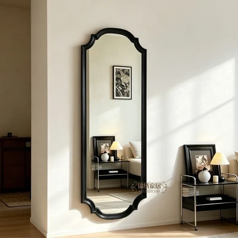 Girls Aesthetic Mirror Makeup Hanging Standing Full Body Accessories Decoration Mirror Funky Cloud Espelhos Home Decorations