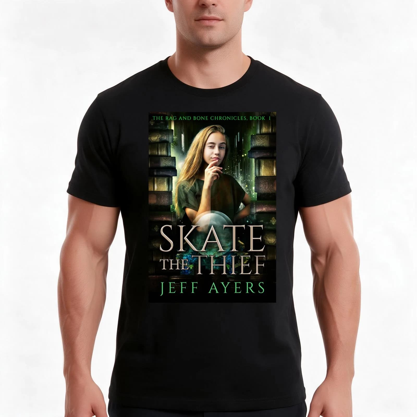 Skate the Thief T-Shirt, Summer Casual Cotton Tee, Oversized Streetwear Tops, Vintage Graphic Print, Loose Fit Short Sleeve
