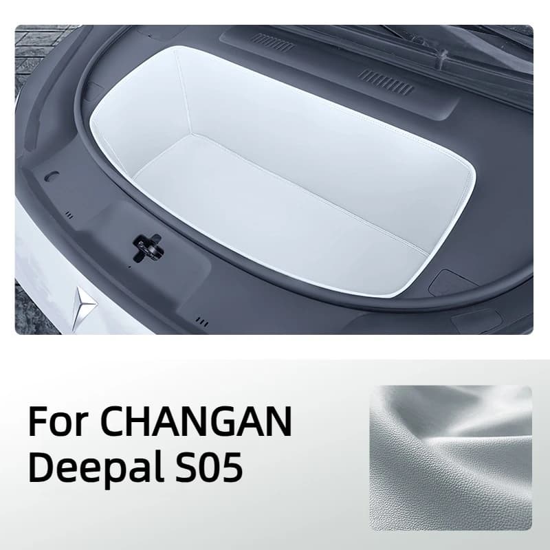 Front Trunk Mat For CHANGAN Deepal S05 Accessories 2026 Premium Leather Anti-scratch Noise Reduction Reinforced Design Durable