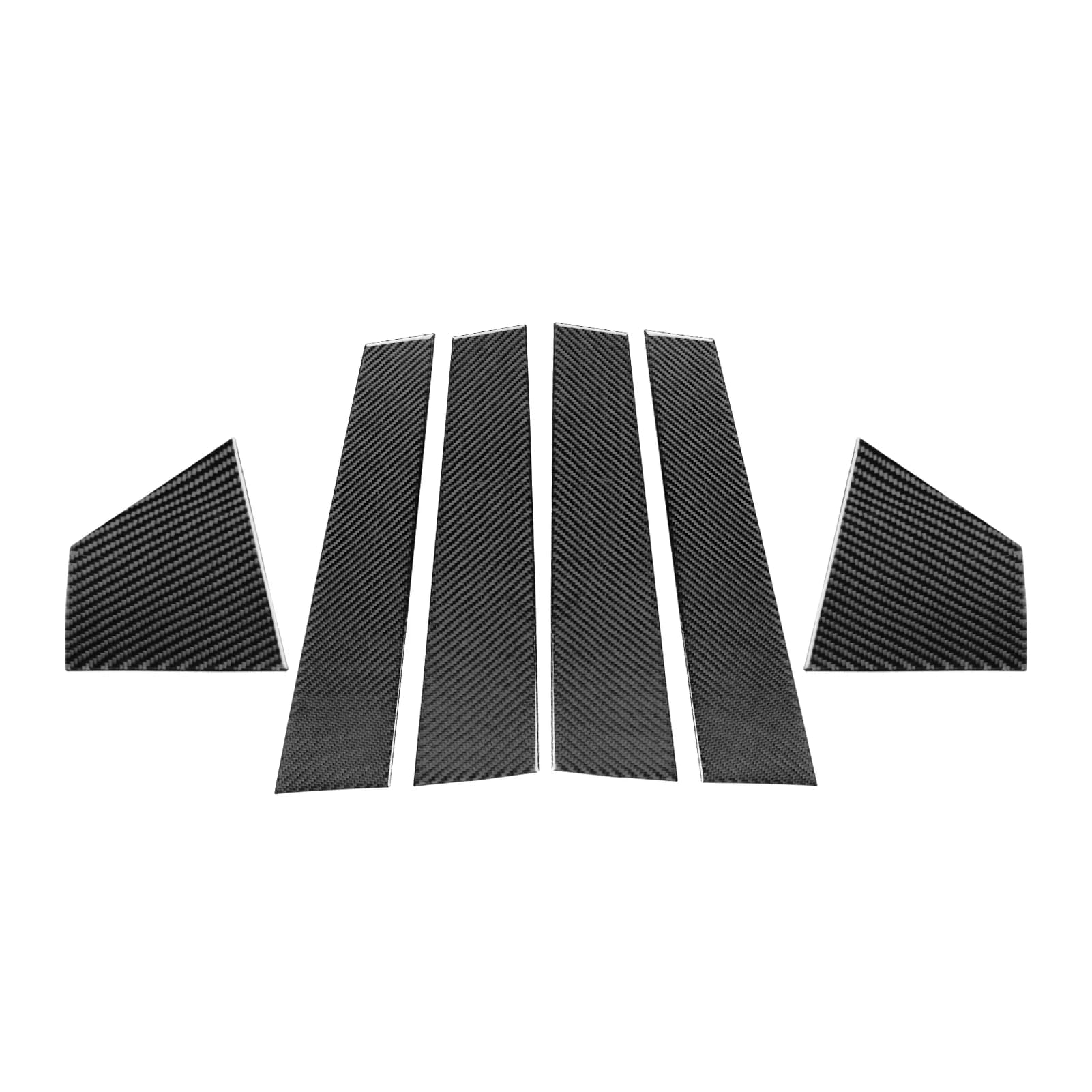 Carbon Fiber For BYD Seagull EQ/Dolphin Surf/Mini 2023-2025 Window Door Column Center B Pillar Trim Sticker Interior Accessories