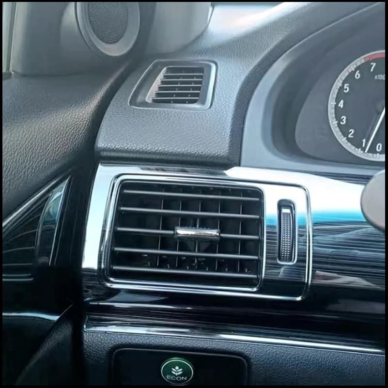 Car Styling For Honda Accord 2013-2016 9th Instrument Vent Center Control Panel Cover Trim Decorative Strips Auto Accessories