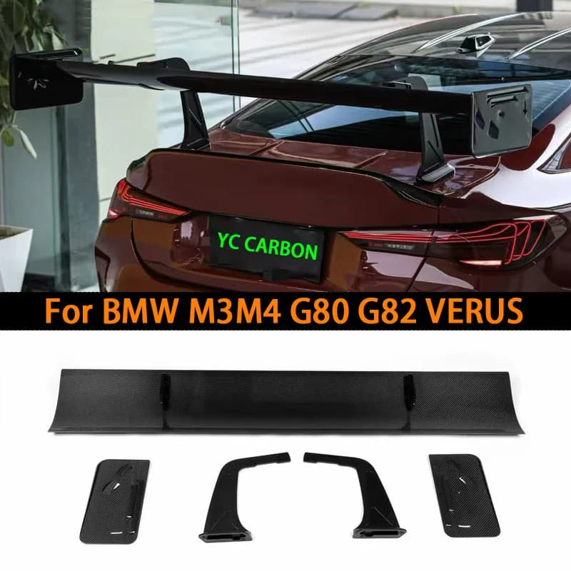 V1X Style Dry Carbon Fiber Swan Neck Rear Spoiler Wing FOR M2 G87 M3 G80 M4 G82 1 sold 100K+ similar items sold