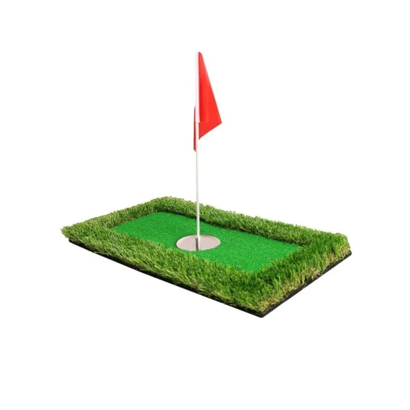 Outdoor putter, practice golf pads