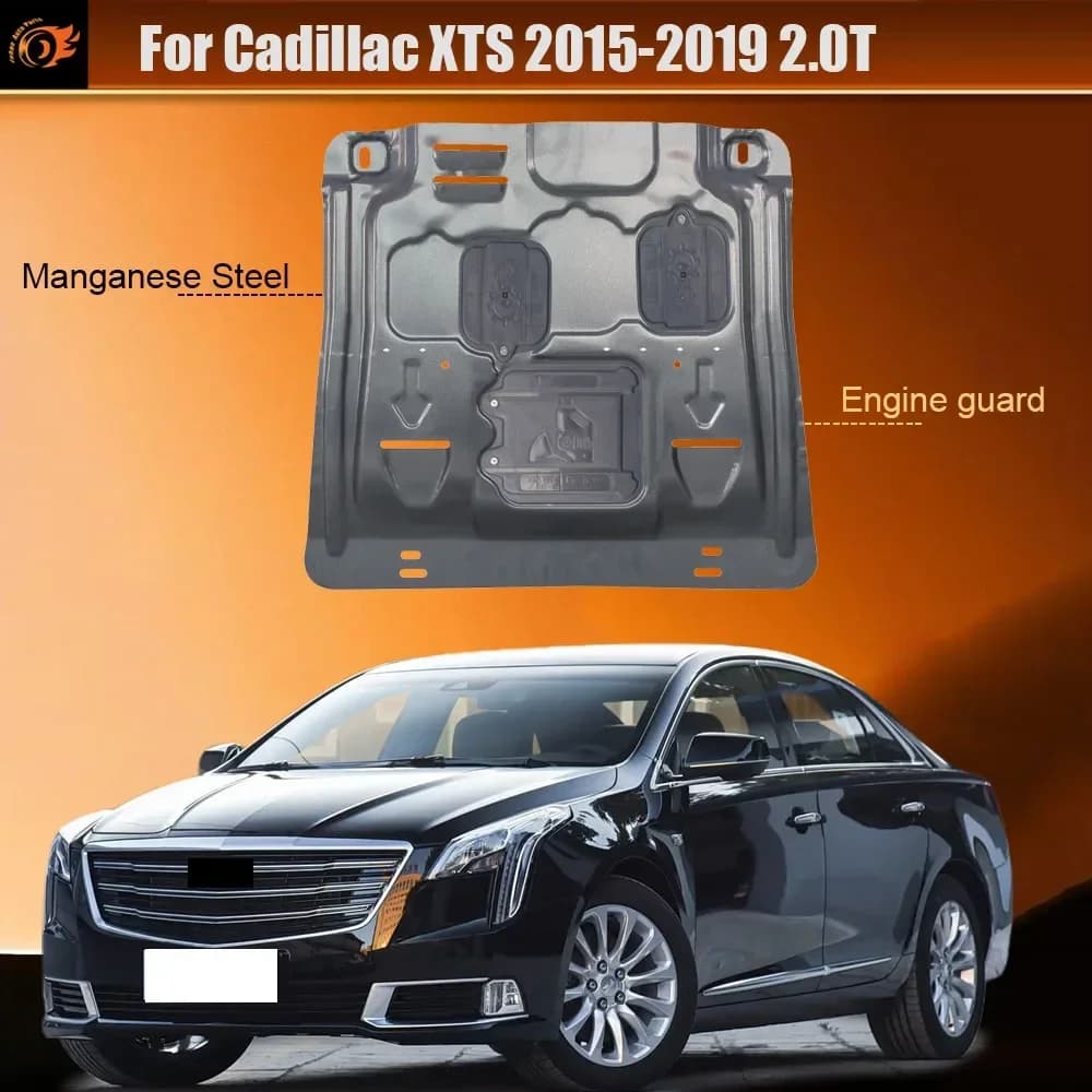 For Cadillac XTS 2015-2019 2.0T Under Engine Guard Splash Shield Mud Fender Cover Plate Fender Mudguard Protector