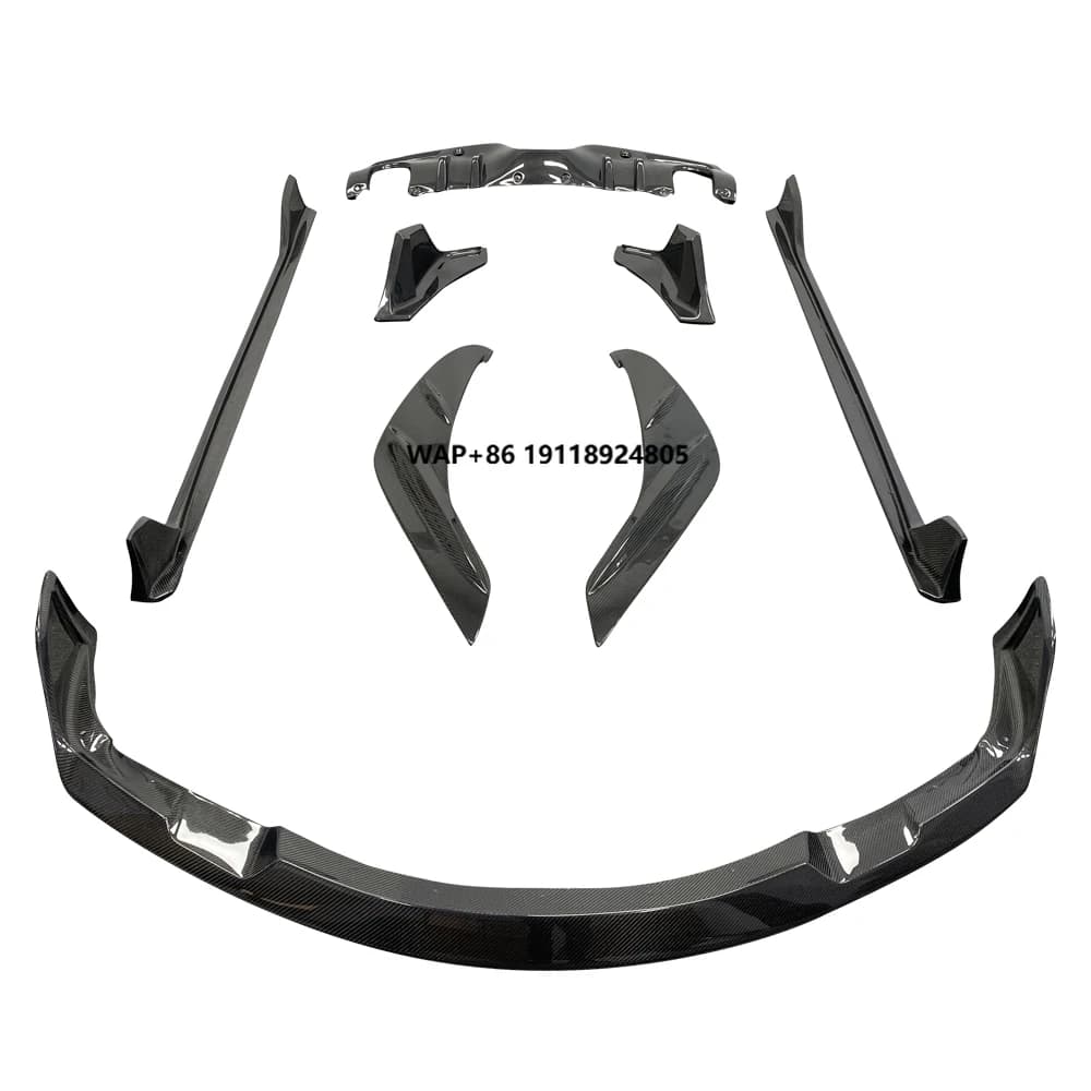 Hot Sale Aimgain Style Carbon Fiber Body Kit Spoiler Front Lip Rear Lip Diffuser Side Skirts for Supra A90