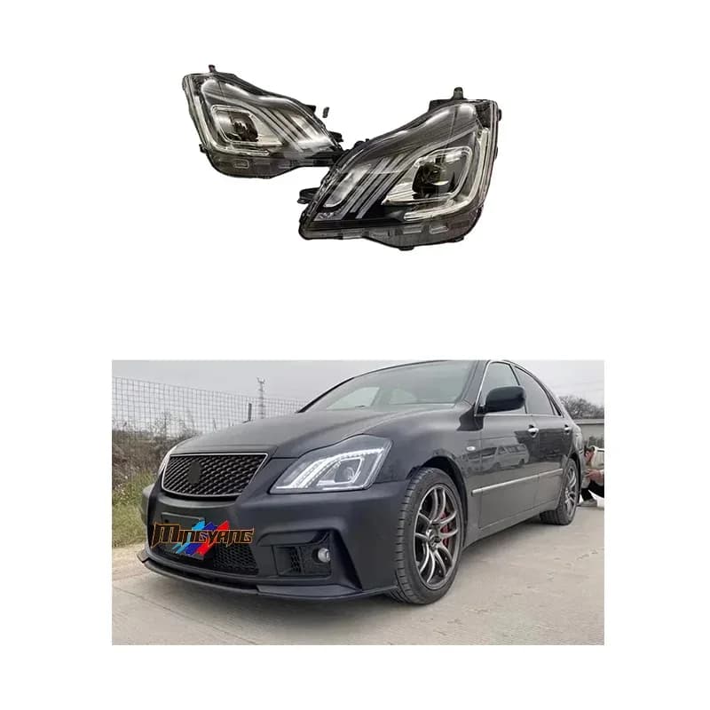 Head Lamps Light Headlamps Car Accessories 2005-2009 for Crown Led Headlights