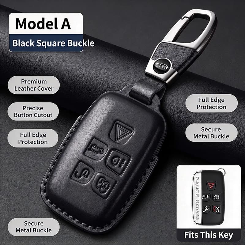 For Land Rover Range Rover Evoque Discovery Sport Defender Velar Freelander 2 Full Coverage Car Key Case Cover