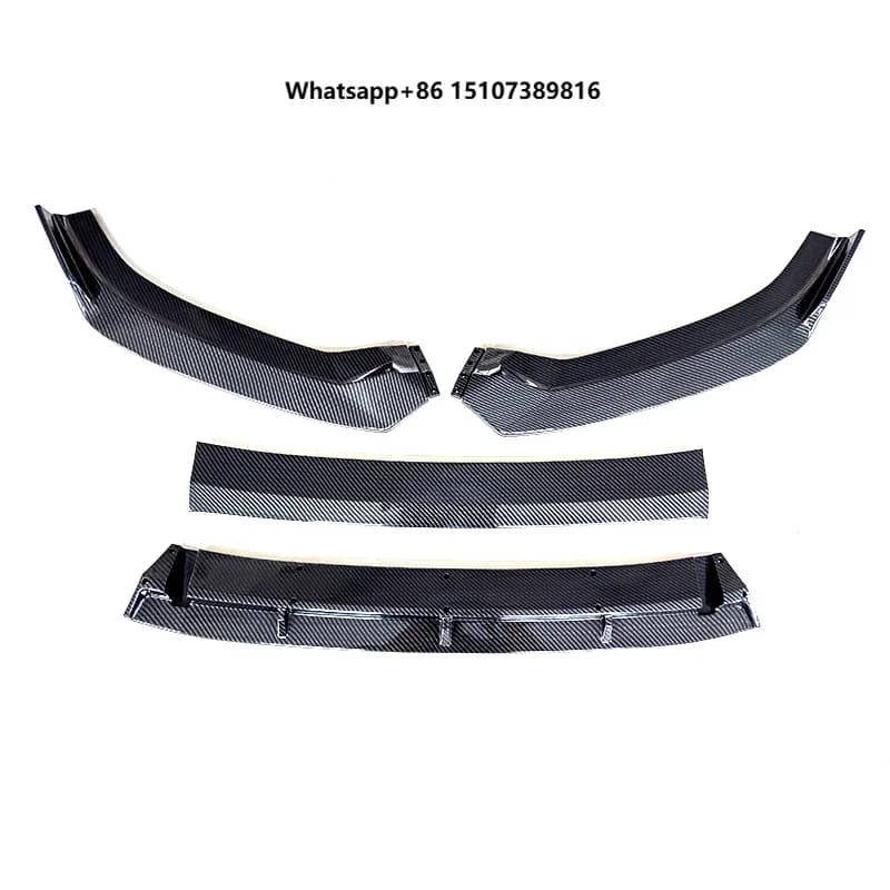 Premium Quality New PP Bright Black Front Lip Car Bodykit for A3 2019+